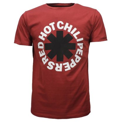 Band Merchandise Red Hot Chili Peppers Asterisk T-Shirt Red
