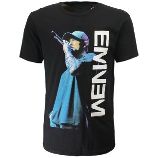 Band Merchandise Eminem On The Mic T-Shirt