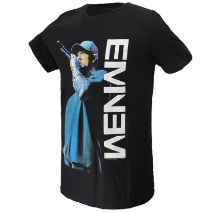 Band Merchandise Eminem On The Mic T-Shirt - Image 2