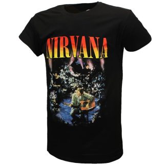 Band Merchandise Nirvana Unplugged Live T-Shirt