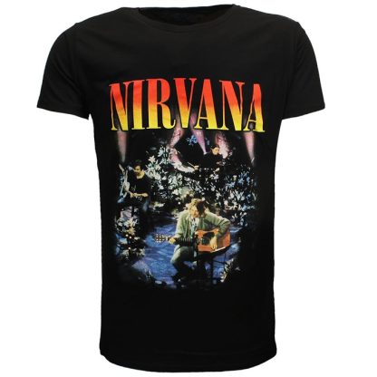 Band Merchandise Nirvana Unplugged Live T-Shirt - Image 2