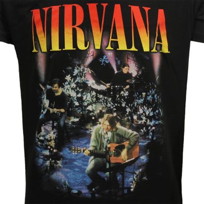 Band Merchandise Nirvana Unplugged Live T-Shirt - Image 3