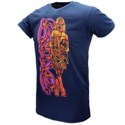 Band Merchandise Billie Eilish Neon Drip T-Shirt - Image 2