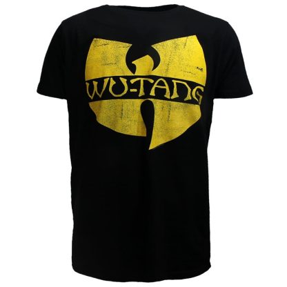 Band Merchandise Wu-Tang Clan Classic Logo T-Shirt Black