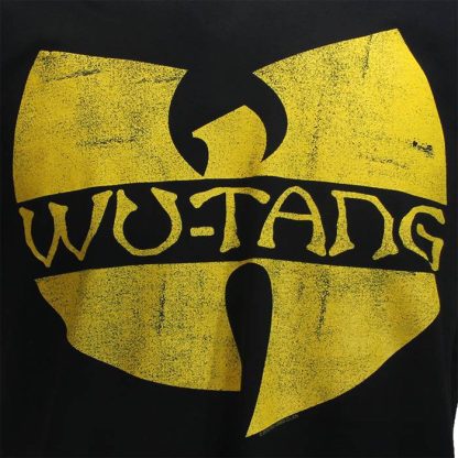 Band Merchandise Wu-Tang Clan Classic Logo T-Shirt Black - Image 3
