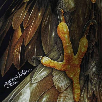 Rock Chang Glow in the Dark Attacking Eagle T-Shirt Multicolor - Image 3