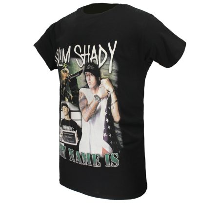 Band Merchandise Eminem My Name Is Slim Shady T-Shirt - Image 2