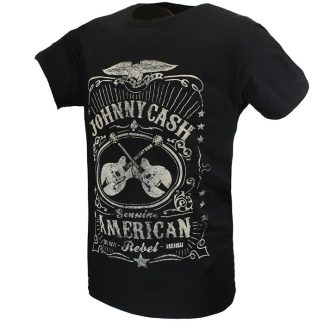 Band Merchandise Johnny Cash American Rebel T-Shirt
