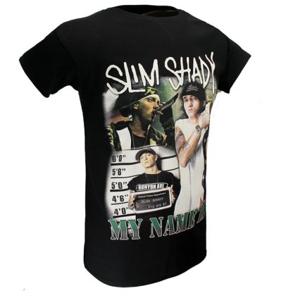 Band Merchandise Eminem My Name Is Slim Shady T-Shirt - Image 3
