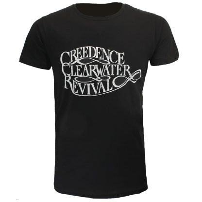 Band Merchandise Creedence Clearwater Revival Massive Vintage Logo T-Shirt