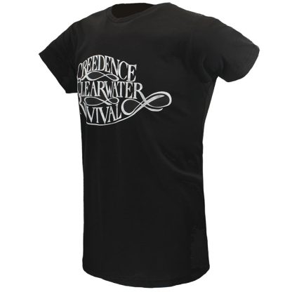 Band Merchandise Creedence Clearwater Revival Massive Vintage Logo T-Shirt - Image 2