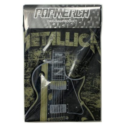 Band Merchandise Metallica James Hetfield Iron Cross Guitar T-Shirt - Image 4