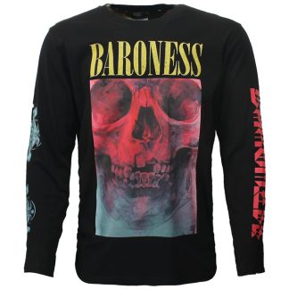 Band Merchandise Baroness Skull Tour Longsleeve T-Shirt