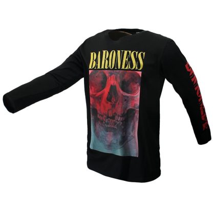 Band Merchandise Baroness Skull Tour Longsleeve T-Shirt - Image 2
