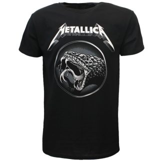 Band Merchandise Metallica Black Album Snake T-Shirt