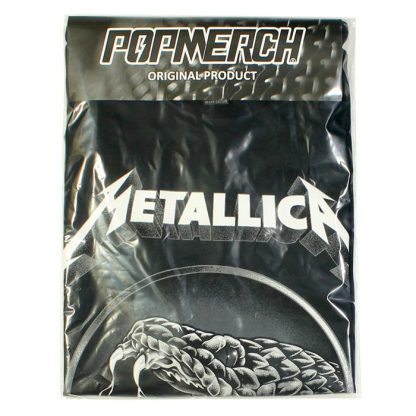 Band Merchandise Metallica Black Album Snake T-Shirt - Image 4