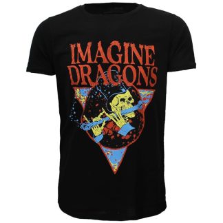 Band Merchandise Imagine Dragons Bones Flute Skeleton T-Shirt