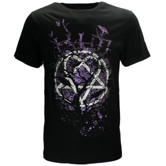Band Merchandise HIM Crows Official Band T-Shirt