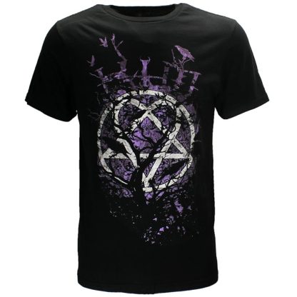 Band Merchandise HIM Crows Official Band T-Shirt