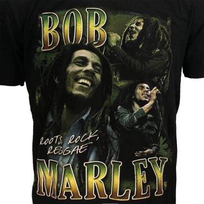 Band Merchandise Bob Marley Roots Rock Reggae T-Shirt - Image 2