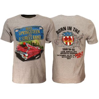 Band Merchandise Bruce Springsteen Pink Cadillac T-Shirt