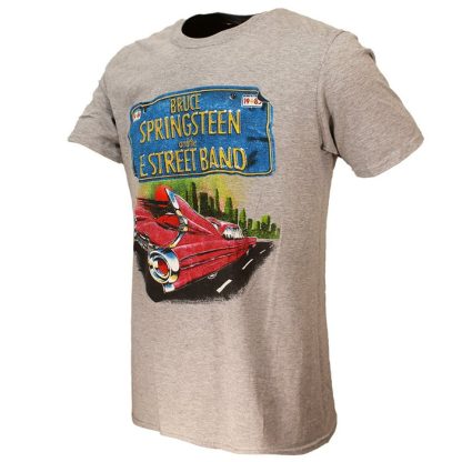 Band Merchandise Bruce Springsteen Pink Cadillac T-Shirt - Image 2