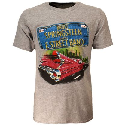 Band Merchandise Bruce Springsteen Pink Cadillac T-Shirt - Image 4