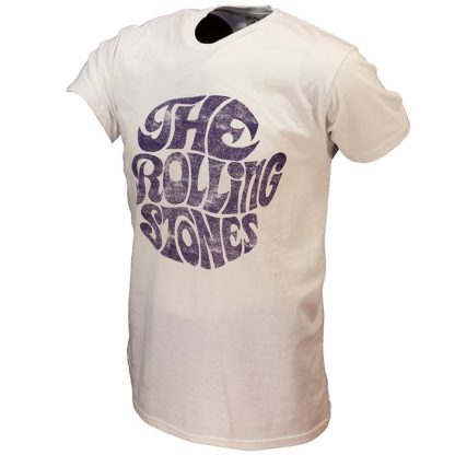 Band Merchandise The Rolling Stones Vintage 70s Logo T-Shirt - Image 2