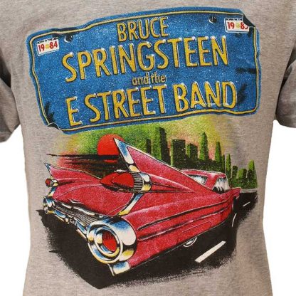Band Merchandise Bruce Springsteen Pink Cadillac T-Shirt - Image 5