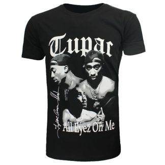 Band Merchandise 2PAC Tupac All Eyez Flex Pose T-Shirt