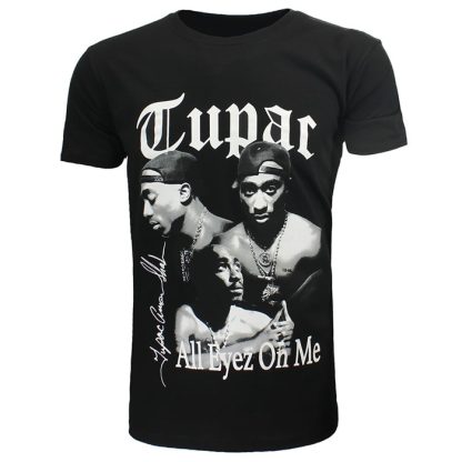 Band Merchandise 2PAC Tupac All Eyez Flex Pose T-Shirt
