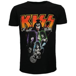 Band Merchandise KISS Neon Band T-Shirt