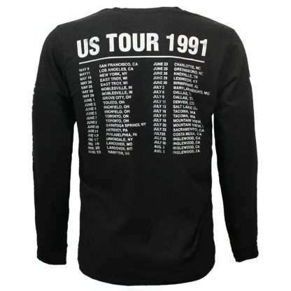 Band Merchandise Guns N' Roses Hollywood Tour 1991 Longsleeve T-Shirt - Image 4
