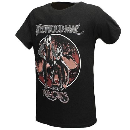 Band Merchandise Fleetwood Mac Rumors Stevie & Mick Vintage T-Shirt - Image 2