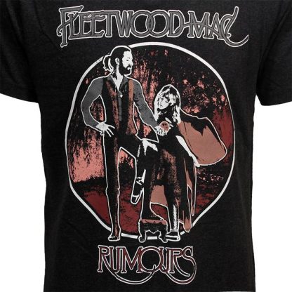 Band Merchandise Fleetwood Mac Rumors Stevie & Mick Vintage T-Shirt - Image 3