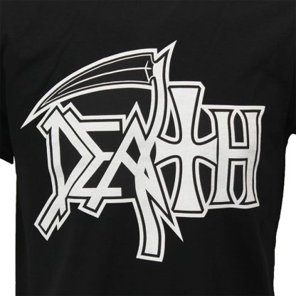Band Merchandise Death Logo Official Band T-Shirt - Image 3