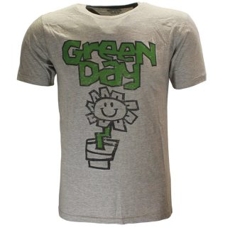 Band Merchandise Green Day Flower Pot T-Shirt