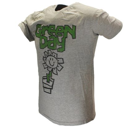 Band Merchandise Green Day Flower Pot T-Shirt - Image 2