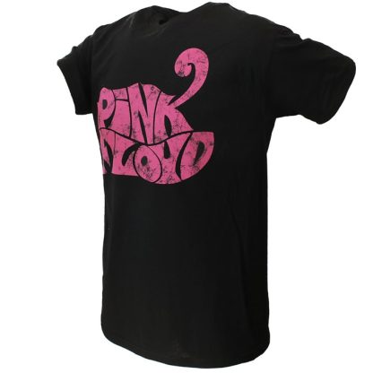 Band Merchandise Pink Floyd Swirl Logo T-Shirt - Image 2