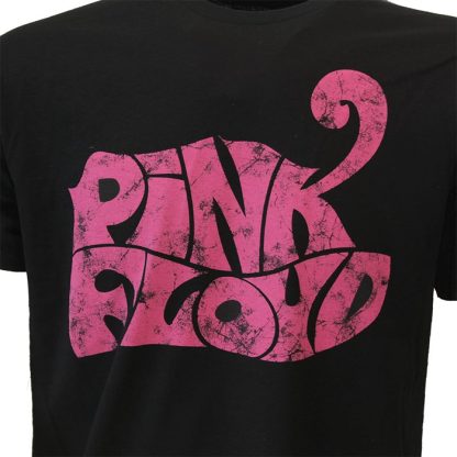 Band Merchandise Pink Floyd Swirl Logo T-Shirt - Image 3