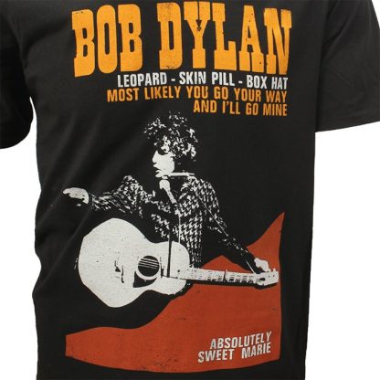 Band Merchandise Bob Dylan Sweet Marie T-Shirt - Image 3