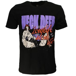 Band Merchandise Neck Deep Lowlife Couple T-Shirt