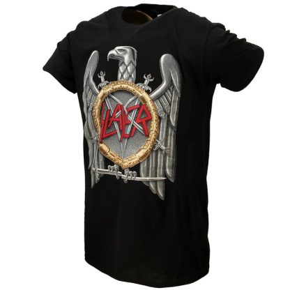 Band Merchandise Slayer Silver Eagle T-Shirt - Image 2