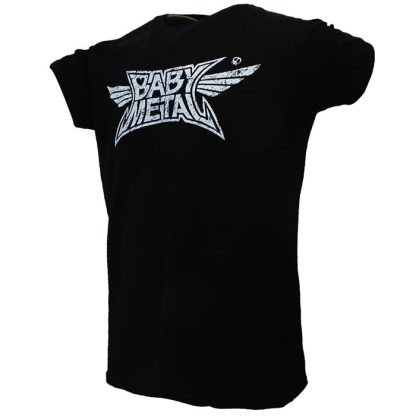 Band Merchandise Babymetal Logo Band T-Shirt Black - Image 2