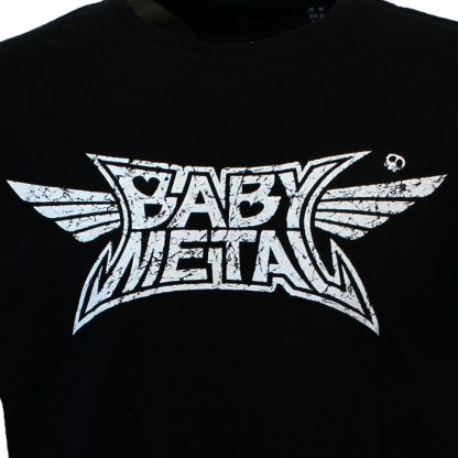 Band Merchandise Babymetal Logo Band T-Shirt Black - Image 3