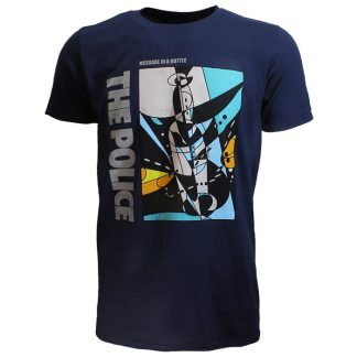 Band Merchandise The Police Message In A Bottle T-Shirt