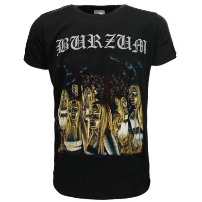 Band Merchandise Burzum Burning Witches T-Shirt Black