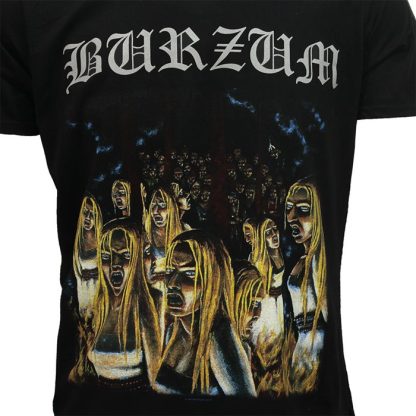Band Merchandise Burzum Burning Witches T-Shirt Black - Image 3