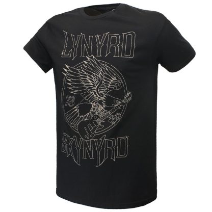 Band Merchandise Lynyrd Skynyrd Eagle Guitar 73 T-Shirt - Image 2