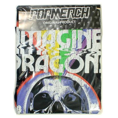 Band Merchandise Imagine Dragons Rainbow Skull Burst T-Shirt - Image 4